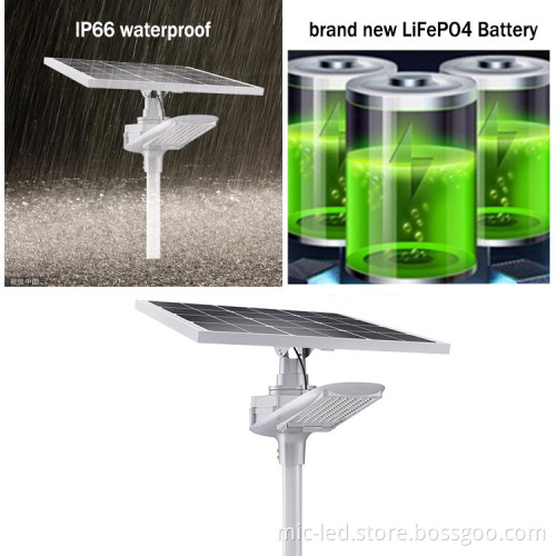 3 Years Warranty Outdoor Solar Lights 20W-100W Lampadaire Solaire Exterieur